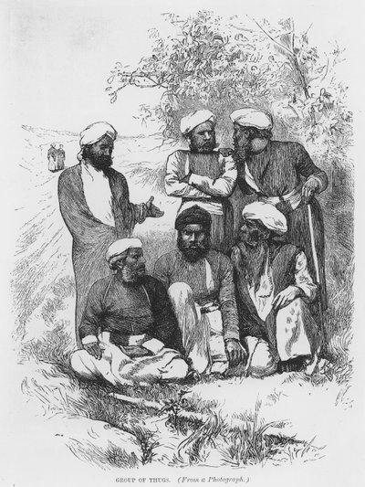 Group of Thugs, After a Photograph by English School